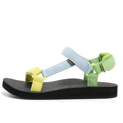 Muboliy Women's Sandals Casual Summer Water Sandals with Arch Support Yoga Mat Insole Outdoor Wadable Sandals - Thumbnail 2