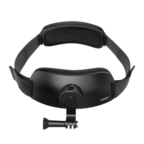 ULANZI CM027 Camera Head Strap Mount Support Vertical Shots for GoPro Hero 13 12 11 10 9 8 7 6 5 4 Session 3+ 3 2 1 Max, DJI Osmo Action, Insta360, Action Cameras Head Mounted - Thumbnail 6