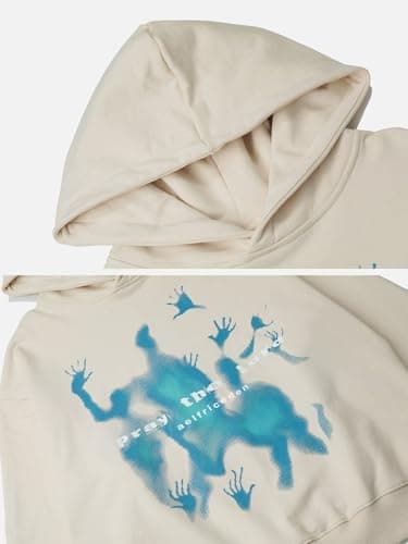 Aelfric Eden Graphic Hoodies Vintage Printed Hoodie Sweatshirt Casual Oversized Long Sleeve Streetwear Hooded Pullover - Thumbnail 5
