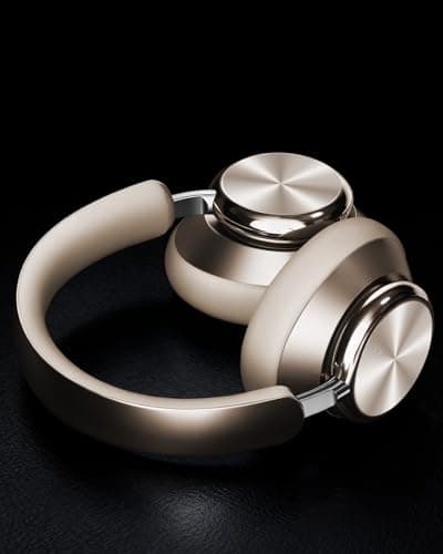 Wentronic Y03 Bluetooth Headphones Wireless Active Noise Cancelling Over Ear Headphones 48 Hours Playtime High Sound Quality 6 EQ Music Mode Headphones with Soft Ear Cushion - Starlight - Thumbnail 5