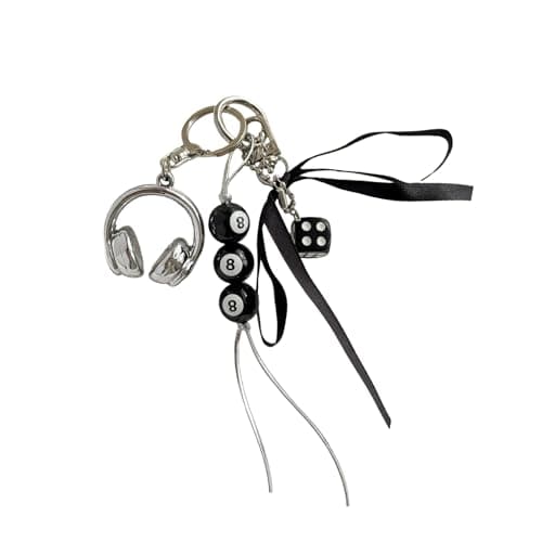 HeriNova Fashion Small Bag Charms (Black Eight)