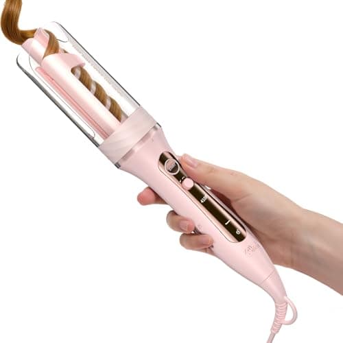 ZAVAREA Automatic Rotating Curling Iron for Long Hair