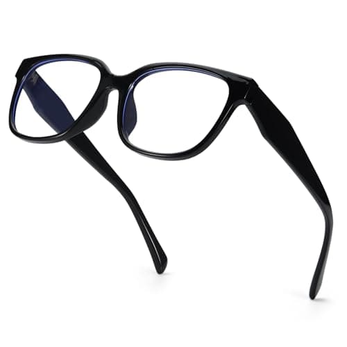 SODQW Trendy Blue Light Blocking Glasses for Women Square Frame Reduce Eyestrain Computer Glasses - Image 1