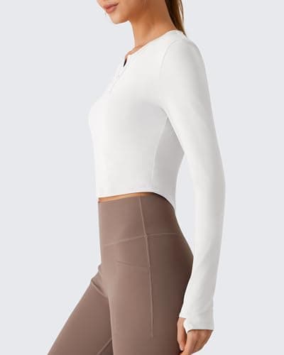 G4Free Womens UPF 50+ Long Sleeve Shirts Quick Dry Stretchy(White,XS) - Thumbnail 2