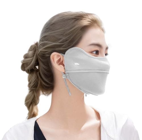 BENEUNDER UV Sun Protection Face Cover UPF50+ Breathable Cooling Neck Gaiter Scarf for Summer Outdoor Activities Reusable