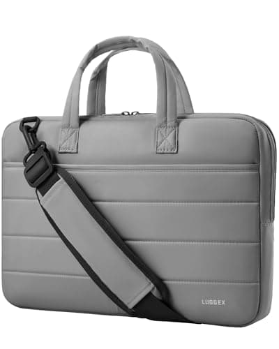 LUGGEX Laptop Bag 15-16 Inch, LTX02 360° Protective Laptop Sleeve with Shoulder Strap, Compatible with Macbook Air/Pro 15/16 Inch (LTX-Core, Grey) - Image 1