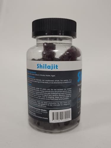 Organic Shilajit Gummies 1400mg, Shilajit for Men & Women, Sugar-Free, Energy, Focus and Immune, 85+ Trace Minerals & Fulvic Acid, 100% Natural, Vegan, 120 Count - Thumbnail 3
