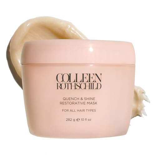 COLLEEN ROTHSCHILD Quench & Shine Restorative Mask | Deeply Nourishing Conditioning Treatment | Color-Safe Formula | Strengthening Hair Repair | Revives All Hair Types (10 fl oz) - Image 1