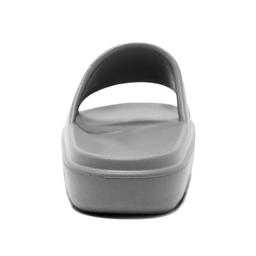 GETOEU Cloud Slides for Women and Men Pillow Slides Slip-Resistant Shower Shoes Recovery Slide Sandals Cushioned Thick Pillow Slippers Comfort Indoor and Outdoor Slide,Grey - Thumbnail 4