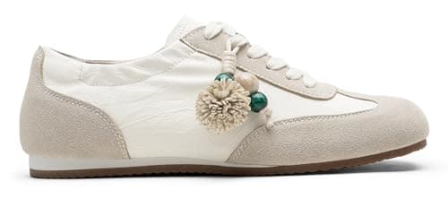 Vepose Women's Fashion Sneakers 8200 Beige Arch Support Comfortable 2026 Tennis Walking Shoes Size 11M US (CZR8200 Beige 11) - Thumbnail 4