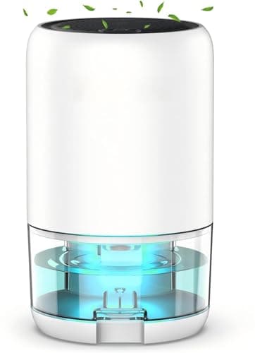 Dehumidifier for Basement, Quiet with Auto Shut Off, Ideal for Livingroom, Bedroom, Garage, Rv, Snow White - Image 1