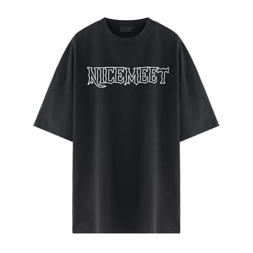 Nicemeet Refined Fabric Mens Crew Neck T Shirts Workout Short Sleeve Tee Tops Bulk (US, Alpha, Small, Medium, Regular, Regular, Spider) - Thumbnail 5