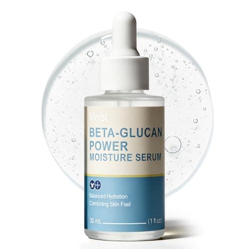 Beta Glucan Serum for Face with Glycerin & Adenosine – Intense Moisture Face & Neck Serum for Dry Dehydrated Skin, Plumping & Elasticity Boosting Hydration Serum for All Skin Types, 1 fl oz - Image 1