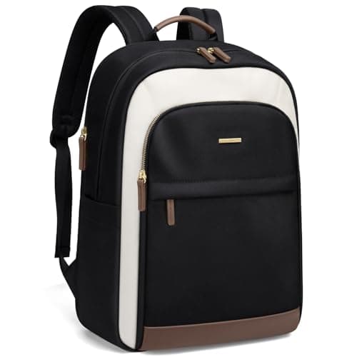 GOLF QUALITY Laptop Backpack for Women Travel Carry On Bag Weekender Business Multilayer Personal Item Backpack,16 Inch,WBlack - Image 1