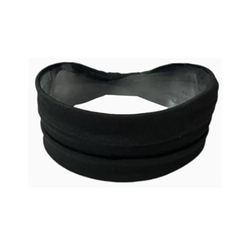 Headbands for Women Absorbed Sweat Sport Headband Wide Stretchy Hair Wrap Soft Large Knotted Hair Bands 1PCS Black