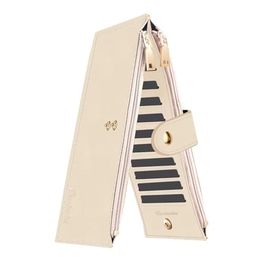 Travelambo Leather Wallets for Women Slim RFID Blocking Bifold Credit Card Holder Wallet - Image 1