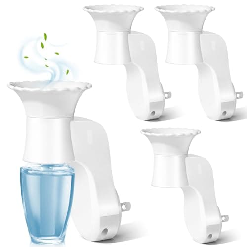 LASENTEUR Wall Fragrance Plug in, 4-Pack Rotatable WallFlower Plug, Compatible with Bath & Body Works WallFlower Fragrance Refills, ETL Certified Fragrance Diffuser Plug for Home, Room & Office - Image 1