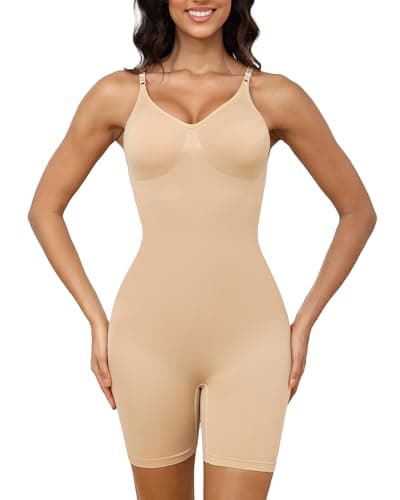 Oegho Women's Seamless Shapewear Bodysuit Tummy Control Body Shaper for Women - Image 1