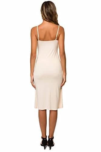 LB LIFEBEST Women's Full Slips Cami Long Spaghetti Strap Under Dress - Thumbnail 6