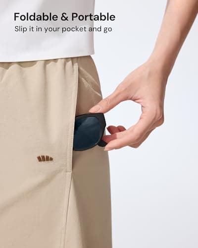 BENEUNDER Women's Polarized Sunglasses - UV400 Trendy Folding Lightweight Shades, Retro Classic Designer Style - Thumbnail 5