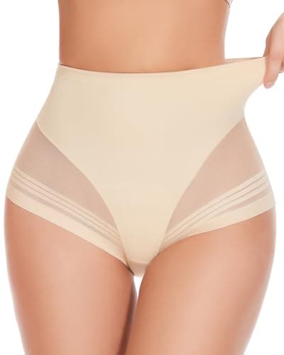FVACPJ Shapewear Tummy Control Panties - Womens Shaping Underwear Compression Briefs Low Rise Cincher Bodyshaper Girdle Panty Nude - Image 1
