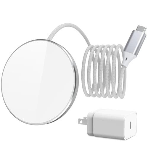 for 20W Magnetic Charger with 25W PD Adapter - Wireless Charger for iPhone 17/16/15/14/13/12 Series, Fast Charging Pad for AirPods 4/3/2/Pro - Image 1