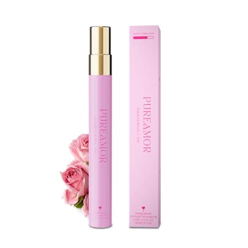 PUREAMOR Pheromone Perfume for Women, Balboa Rosa Extrait de Parfum – Romantic Floral Scent with Rose, Lychee & Cashmere, Long Lasting Fragrance, 0.4 oz / 12 ml Travel Size - Image 1