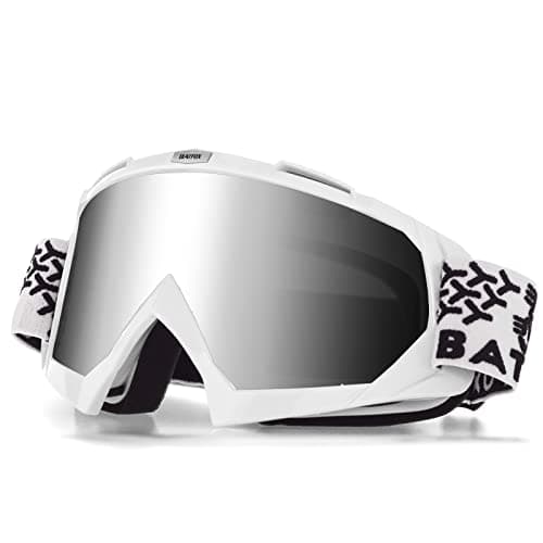 BATFOX Dirt Bike ATV Goggles Motorcycle Gear Riding Motocross Dirtbike 4-Wheeler MX DH Accessories Goggles Glasses for Men Women Youth UV400 Protection Dust-proof Anti-Slip Strap - Image 1