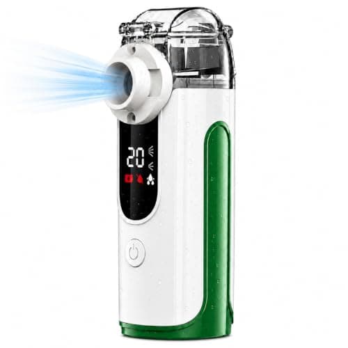 Portable Nebuflow Device for Adults and Kits, Rechargeable Handheld with Dual Output Levels, Compact Travel Design, Multi-Use Attachments Included - Image 1