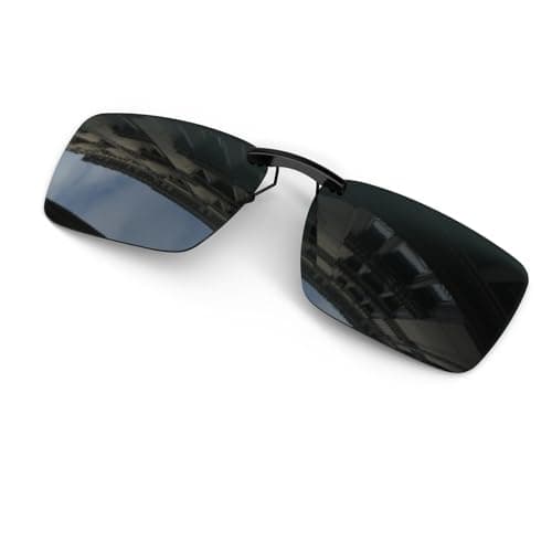 ANYLUV Clip on Polarized Night Vision Sunglasses, Night Vision Driving Sunglasses Non-Flip Up Glasses for Men Women