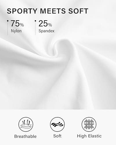 Stelle Women Skort High Waisted Tennis Skirt with Pockets Mini A Line Casual Skirts for Athletic Golf Pickleball (White,S) - Thumbnail 4