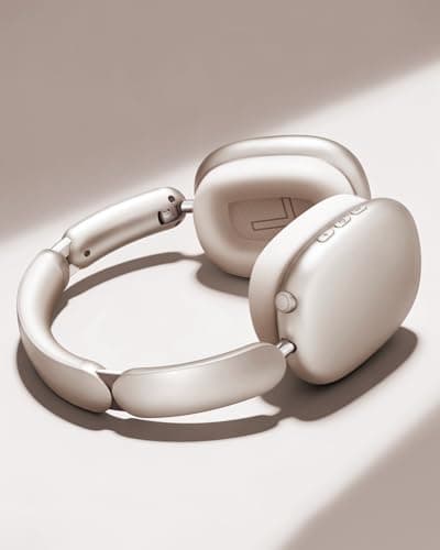Wentronic Y02 Active Noise Cancelling Headphones, Wireless Over-Ear Bluetooth 5.4 Headphones, Multiple Modes, 60H Playtime,Hi-Res Audio,Big Bass,Foldable Lightweight for Travel Home Office, Starlight - Thumbnail 2
