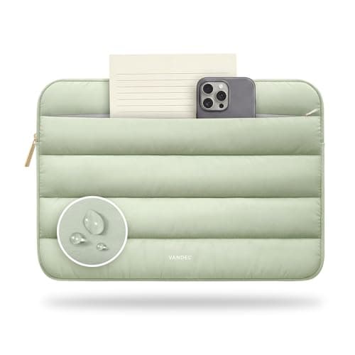 Vandel Puffy Laptop Sleeve Case for 13-14 inch Laptop Sleeve Bag Case 13.3 Inch with Zipper Pocket, Compatible with MacBook Air 13, Pro 14/13 iPad Pro 12.9, HP Dell ASUS, Computer Bag Cover - Image 1