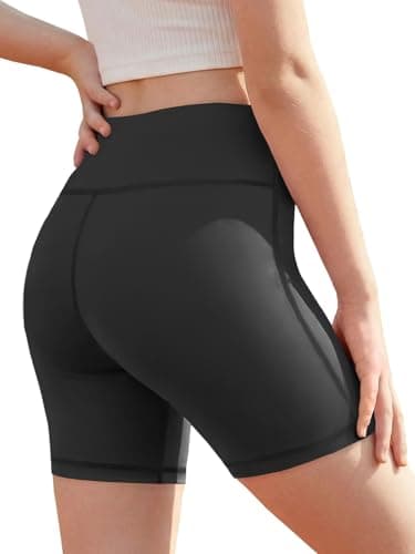 ZDC Girls High Waisted Athletic Shorts Kids Workout Yoga Shorts for Running Dance Volleyball Bike Gym Dark Grey - Image 1