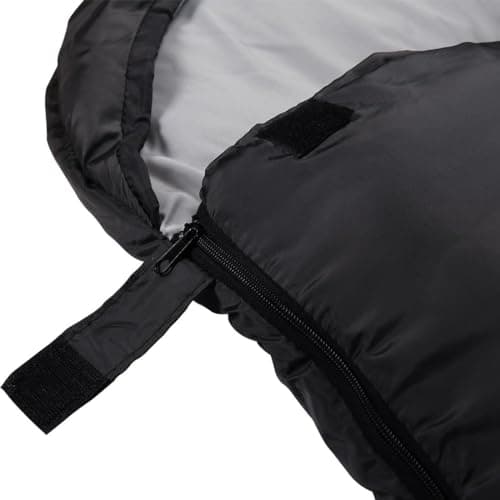 Black Sleeping Bags for Adults Backpacking Lightweight Waterproof- Cold Weather Sleeping Bag for Warm Camping Hiking Outdoor Travel Hunting with Camping Sleeping Bag (Black1, 86 x 31.5inches) - Thumbnail 5