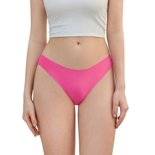 DEANGELMON Sexy Lace Underwear For Women Seamless No Show Hipster Panties Cheeky Bikini Panty Pack(5P1,S) - Thumbnail 4