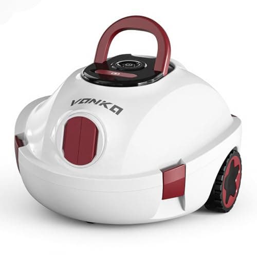 VONKO P10 Cordless Robotic Pool Cleaner, 100-Min Runtime, Pool Vacuum for Above Ground Pool & Flat Inground Pool, Automatic Self-Parking, Easy Debris Removal - Image 1