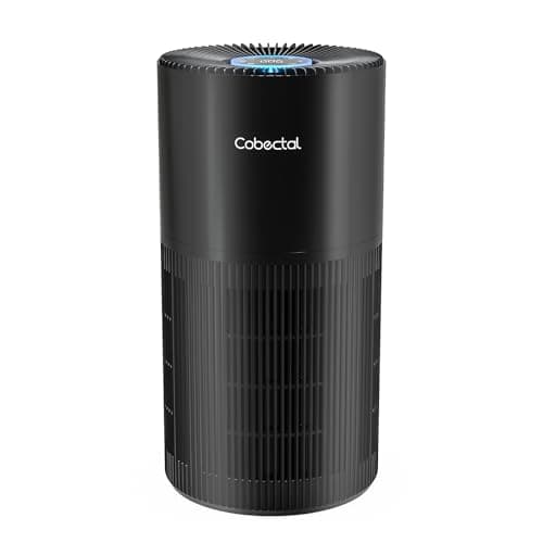 Air Purifiers for Home Large Rooms, Cobectal Air Cleaner with 3-in-1 Filter Covers up to 1650ft², Air Quality Sensor, Aroma Function & Sleep Mode, Pet Air Purifier, Black - Image 1