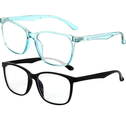 BOSSWIN Blue Light Blocking Glasses Square Fashion Computer/Gaming/TV/Phone-Blue Light Filtering for Men and Women - Image 1