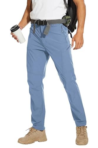Arunlluta Hiking Pants for Men, Hiking Travel Pants Water-Resistant Mens Work Pants Stretch Quick Dry Lightweight - Image 1
