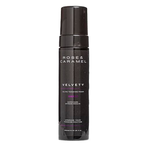 Rose & Caramel Velvety Super Dark Olive Self Tanning Mousse 200ml - Image 1
