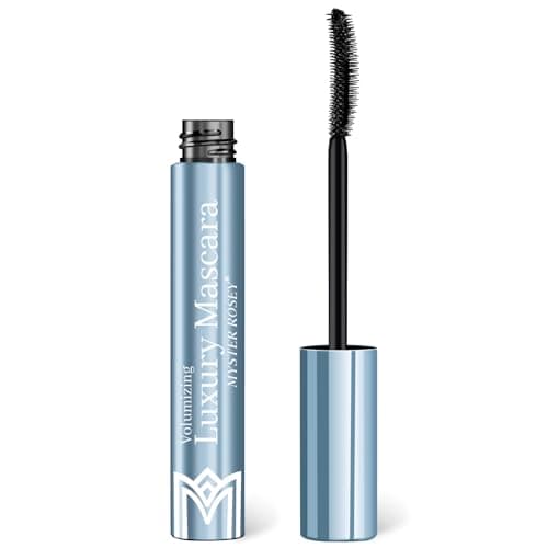MYSTER ROSEY Mascara for Older Women, Tubing Mascara Black - Lengthening, Volumizing & Curling, Smudge-Proof, Washable, Add Jojoba Oil and Castor Oil, Vegan & Cruelty-Free - 0.4 Fl Oz (Pack of 1) - Image 1