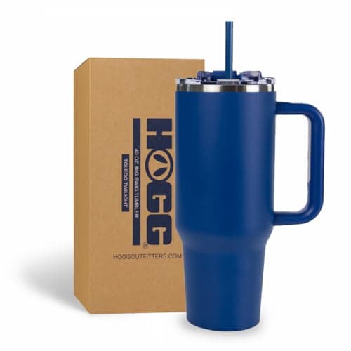 Hogg Big Swig 40 oz Tumbler with Handle and Straw - Toledo Twilight, 40oz Insulated Stainless Steel, Water Tumbler with Straw, Water Cup with Handle, Versatile Leak Proof Lid - Image 1