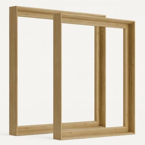 DAJONART Neutral Botanical Wall Art Set of 2,Terracotta & Sage Green Abstract Prints Duo Framed Canvas for Boho, Japandi, and Earth Tone Home Decor, Abstract Earth-Tone Geometric Canvas Art,12x16 in - Thumbnail 2