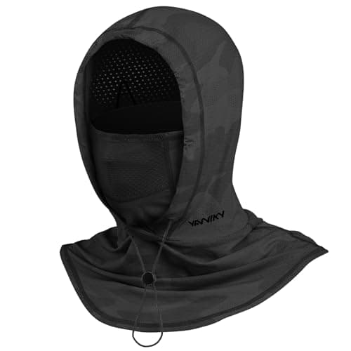 Cooling Balaclava Face Mask with Breathable Holes Sun Protection Full Face Mask for Men Women Fishing Cycling&Outdoor Work Black - Image 1