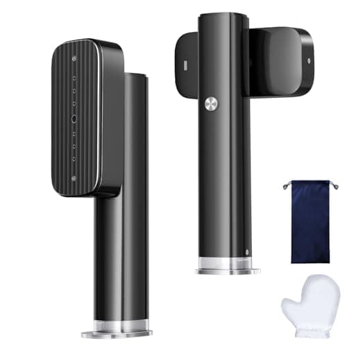 Steamer for Clothes, Portable Handheld Garment Steamer for Fabric Wrinkles Remover, 15s Fast Heat-up, 90ml Water Tank with Heat-Resistant Gloves, Convenient clothes steamer for Home, Travel 2