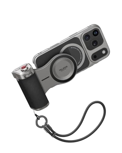TELESIN Master Grip Universal for iPhone/MagSafe, Magnetic Phone Camera Grips Kit Built-in 3200mAh Battery - Wireless Charging - DSLR Style Handle Holder -【Graphene Case Only for iPhone 17 Pro】 - Image 1