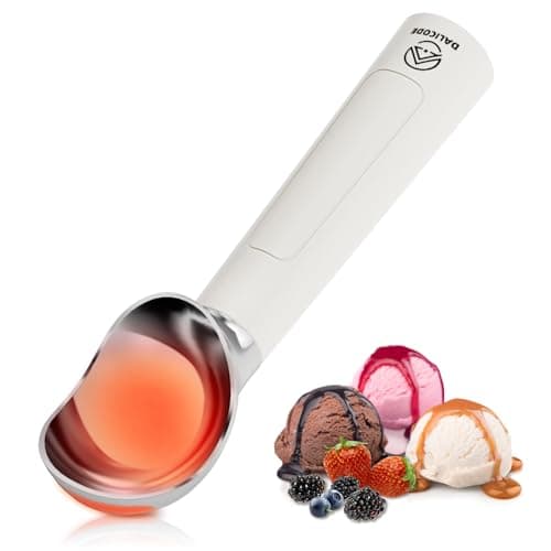 Dalicode Heated Ice Cream Scoop – Electric Scooper for Hard Ice Cream and Desserts, Handheld Heating Up to 158°F, Rechargeable with LED Display, Easy to Clean, Ideal Summer Gift - Image 1