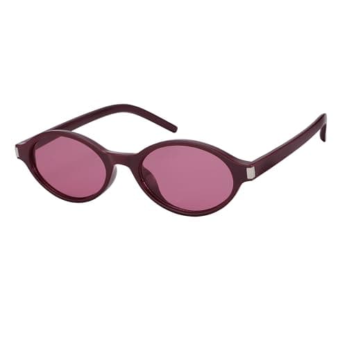 JOOX Retro Oval Sunglasses for Women Vintage Small Narrow 90s Y2K Trendy Designer Sun Glasses - Image 1