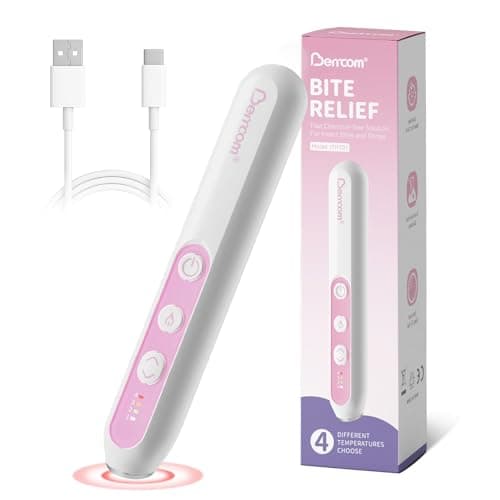 Berrcom Insect Bite Relief Device, Chemical-Free Bug Bite Healer for Mosquito Bites, Heat Itch Relief Tool for Swelling & Itching, Rechargeable & Portable - Image 1